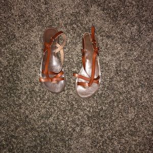 Very cute brown strappy sandals